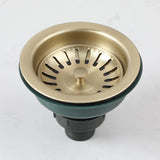 AquaGuard Stainless Steel Sink Strainer with Odor Filter – Pop-Up Stopper & Anti-Clog Basket