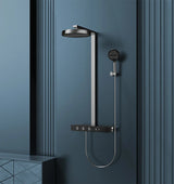 Concealed Thermostatic Shower System in Brass – Luxury Rainfall Bathroom Set with Premium Finish
