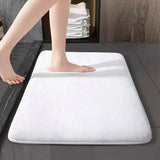 AquaVelours Super Absorbent Bath Mat – Ultra-Soft Coral Velvet, Non-Slip, Quick-Dry