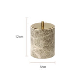 ImperialMarble Emperador Light Bathroom Set – 7-Piece Luxury Natural Marble Collection