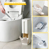 SlimPure 3-in-1 Ultra-Slim Trash Can – 4.4” Narrow Bathroom Waste Bin with Lid
