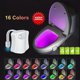 LumiSense RGB Toilet Night Light – Motion Sensor LED with 8/16 Colors