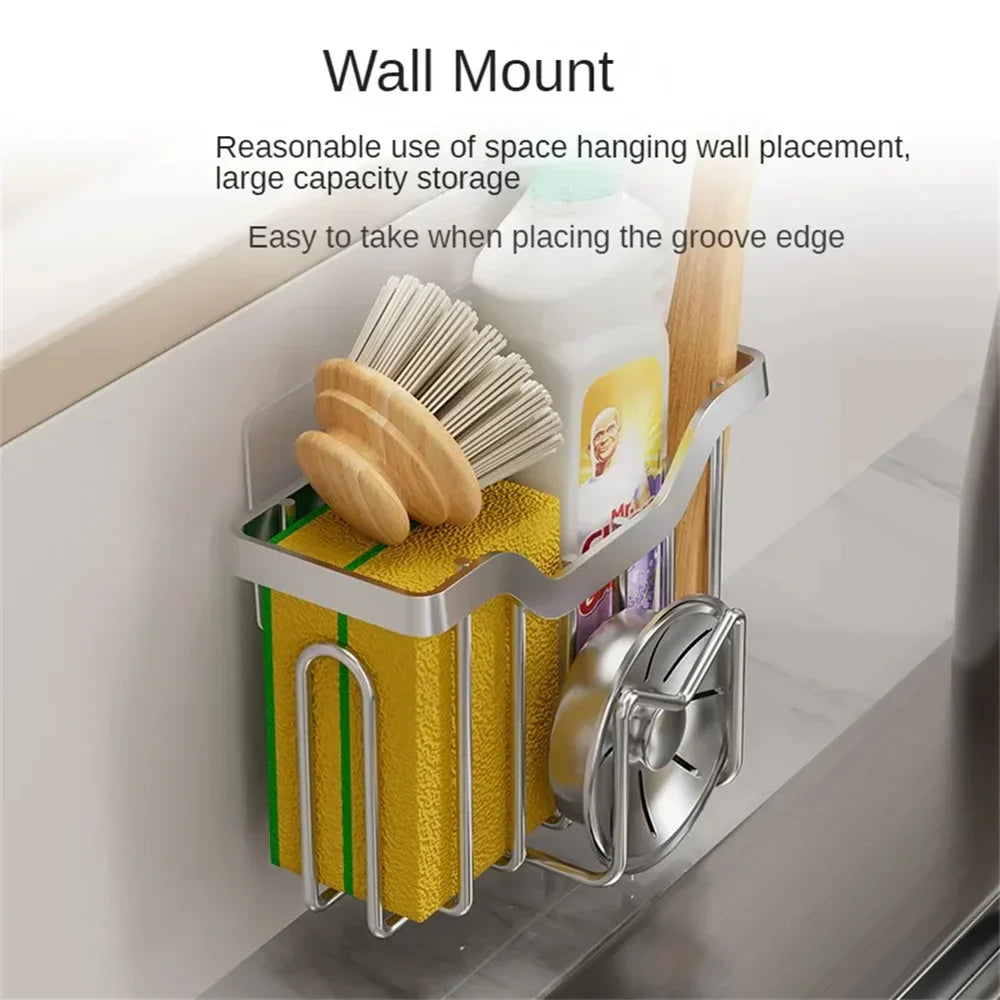 SteelEase – Stainless Steel Kitchen Sink Organizer & Accessory Holder