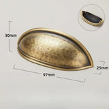 Vintage Hand-Hammered Brass Handles – Bronze Furniture Pulls for Cabinets & Drawers
