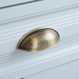 Vintage Hand-Hammered Brass Handles – Bronze Furniture Pulls for Cabinets & Drawers