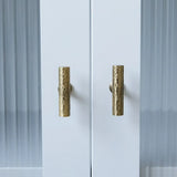 Vintage Hand-Hammered Brass Handles – Bronze Furniture Pulls for Cabinets & Drawers