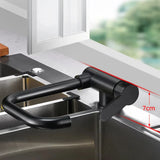 Foldable 360° Swivel Kitchen Faucet with Dual Spray Modes and Hot and Cold Mixer