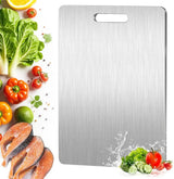 SteelSlice – Double-Sided 316 Stainless Steel Cutting Board with Titanium Coating