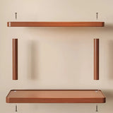 BambuCasa 2-Tier Bamboo Shelf – Kitchen & Tea Room Organizer with Handles