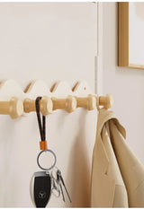 RuralHook Aluminium Wall Hooks – 6-Piece Boarable Rack for Towels, Clothes & Accessories