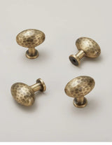 Vintage Hand-Hammered Brass Handles – Bronze Furniture Pulls for Cabinets & Drawers