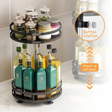 SpiceTurn Pro – 360° Rotating Spice Rack Organizer for Kitchen