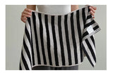 VeloraSoft StripePure Cotton Towels – Ultra-Soft, Highly Absorbent Bath & Face Towels