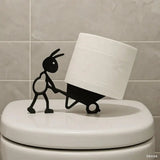 Cute Animal Toilet Paper Holder Organizer – Wall Mounted Tissue Hanger | Space Saving | Fun Bathroom Décor