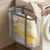 BreezeFold Collapsible Laundry Hamper – Breathable & Versatile Storage