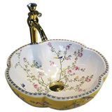 Aurora Hand-Painted Designer Vessel Sink