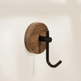 NaturWood Premium Walnut Wooden Hanger – Elegant, Minimalist & Durable Wall Hook for Clothes and Accessories