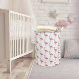 EcoStore Foldable Laundry Basket – Canvas & Linen Hamper with Handles and Drawstring Closure