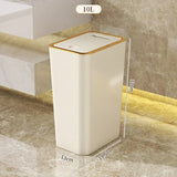 FreshGuard 10L Odor-Free Trash Can – Modern & Space-Saving Design for Kitchen and Bathroom