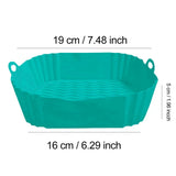 AirBake – Silicone Airfryer Pan & Baking Tray | Reusable Square BBQ & Oven Mat