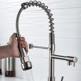 WaterSaver Premium Faucet Shut-Off Attachment – 360° Swivel Aerator with Stop Button