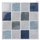 WallStyleX Self-Adhesive 3D Backsplash – Waterproof & Oil-Resistant Tile Stickers (9 x 9 in) for Kitchen & Bathroom