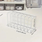 ClearView Organize 7-Compartment Transparent Cosmetic & Office Organizer