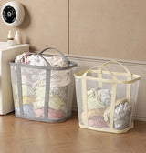 BreezeFold Collapsible Laundry Hamper – Breathable & Versatile Storage
