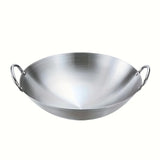 ChefMaster – Large Stainless Steel Wok with Dual Handles
