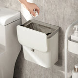 EcoMount Wall-Mounted Trash Can – Compact Hanging Bin & Toilet Paper Holder for Kitchen & Bathroom