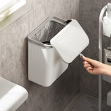 EcoMount Wall-Mounted Trash Can – Compact Hanging Bin & Toilet Paper Holder for Kitchen & Bathroom