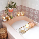 BohoTerracotta Self-Adhesive Tile Stickers – 10-Piece Vinyl Decals for Walls & Floors