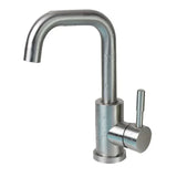 Contemporary Black Nickel Stainless Steel Bathroom Faucet with 360 Degree Swivel Spout and Single Lever Control