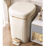 SilentStep Luxury Step Trash Can – 8L / 10L – 8L / 10L Stylish Pedal Bin with Lid for Bathroom, Kitchen & Office