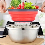 FlexiDrain – Collapsible Silicone Washing & Draining Basket