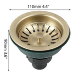 AquaGuard Stainless Steel Sink Strainer with Odor Filter – Pop-Up Stopper & Anti-Clog Basket
