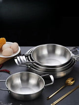 GastroPan – Stainless Steel Sauce & Paella Pan with Handle