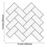Herringbone Luxe – Peel & Stick Wall Tiles | 3D Effect, Waterproof & Modern