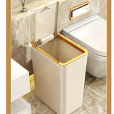 FreshGuard 10L Odor-Free Trash Can – Modern & Space-Saving Design for Kitchen and Bathroom
