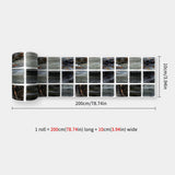 DecoMosaic Waterproof Mosaic Wall Stickers – Peel & Stick Backsplash for Bathroom, Kitchen & Living Spaces