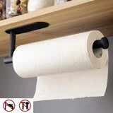 LUXROLLO – Self-Adhesive Stainless Steel Toilet Paper Holder (Extended & Drill-Free)