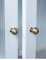 Vintage Hand-Hammered Brass Handles – Bronze Furniture Pulls for Cabinets & Drawers