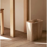 EcoPress Wooden Trash Bin with Lid – Large, Stylish Wastebasket for Home, Office & Modern Living