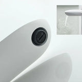 White Brass Waterfall Bathroom Sink Faucet with Single Handle Hot and Cold Mixer