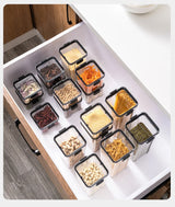 ClearFresh Airtight Storage Jars Set – Large Kitchen Grain Containers | Moisture Proof Acrylic Canisters | Modern Pantry Organizer