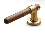 Walnoir Retro Wooden Door Lock – Quiet Interior Door Lock with Classic Design