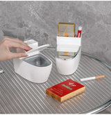 HomeGuard Wall-Mounted Ashtray – Creative Storage for Toilet & Bathroom