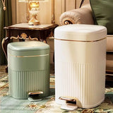SilentStep Luxury Step Trash Can – 8L / 10L – 8L / 10L Stylish Pedal Bin with Lid for Bathroom, Kitchen & Office