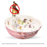 Aurora Hand-Painted Designer Vessel Sink