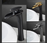 Modern White Waterfall Bathroom Sink Faucet – Single Handle Basin Mixer
